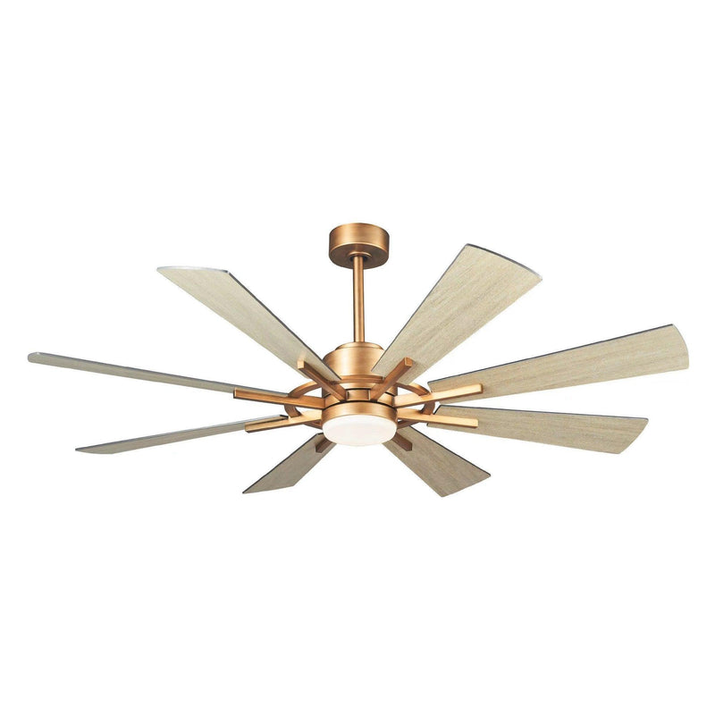 60" Oretha Windmill DC Ceiling Fan with LED Lighting
