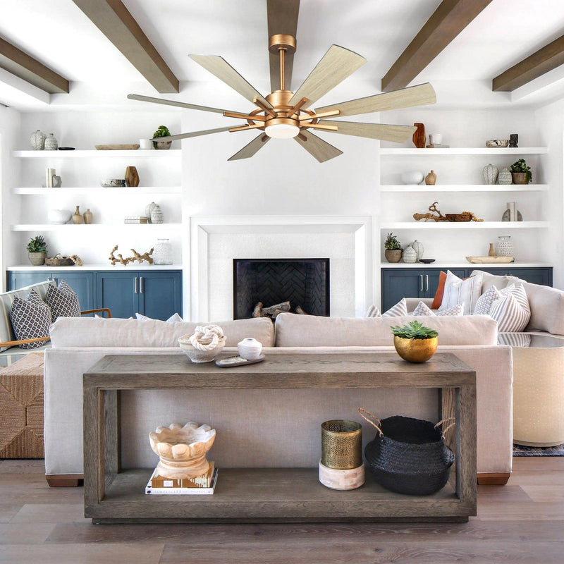 60" Oretha Windmill DC Ceiling Fan with LED Lighting