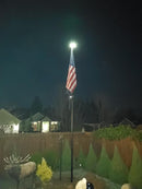 TelePatriot 600 Series Solar Flagpole Light - 600 Lumen IP65 LED