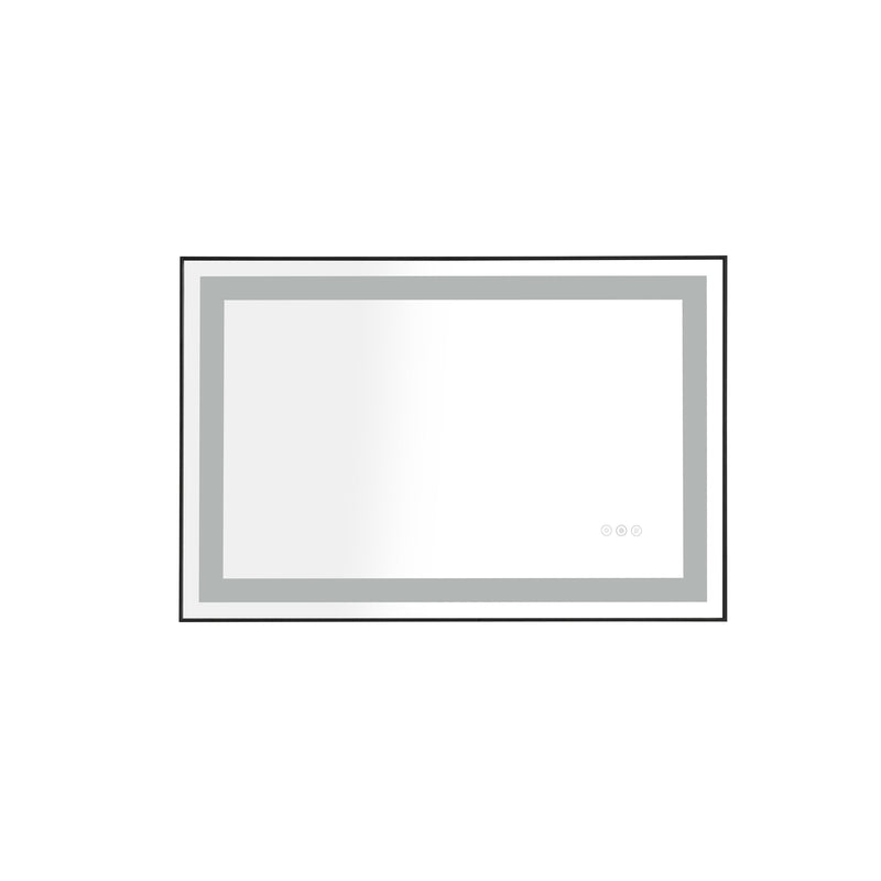 36x24 LED Lighted Bathroom Wall Mounted Mirror with High Lumen+Anti-Fog Separately Control