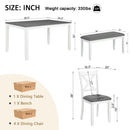 Modern Dining Table Set With Chairs For Kitchen by HouseOfZazla