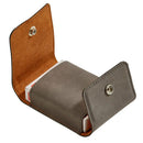Leatherette Playing Cards Case, Grey 3.75" by creativegiftsdirect
