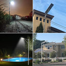 6000W Aluminum Frame LED Integrated Solar Street Light, IP65 Waterproof , Radar Sensor + Light Sensor, Dusk to Dawn Solar