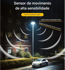6000W Solar Street Light Outdoor Waterproof -Radar & Motion Sensing, Remote Control with 360° Wide Angle Lighting