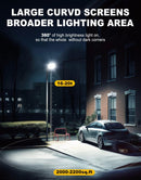 6000W Solar Street Light Outdoor Waterproof -Radar & Motion Sensing, Remote Control with 360° Wide Angle Lighting