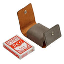 Leatherette Playing Cards Case, Grey 3.75" by creativegiftsdirect