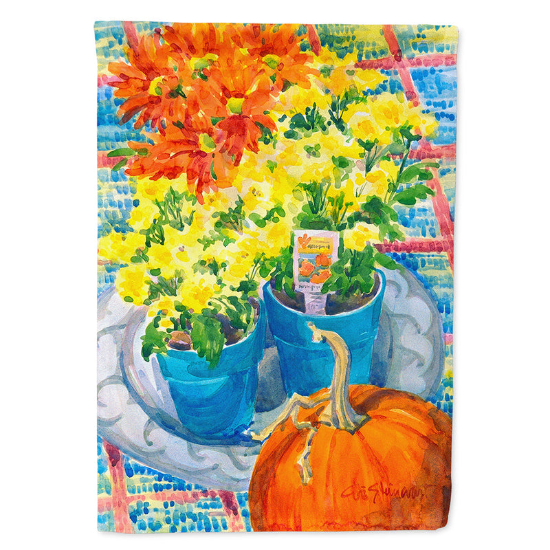 Flower - Mums Flag Canvas House Size