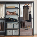 Monica - Walk-In Closet System With Modular Design - Rustic by HouseOfZazla