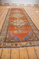 3.5x11 Vintage Distressed Oushak Rug Runner