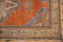3.5x11 Vintage Distressed Oushak Rug Runner