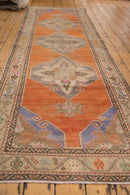 3.5x11 Vintage Distressed Oushak Rug Runner