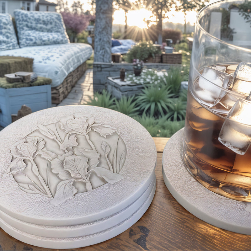 Iris Drink Coasters, photo 2 of 7