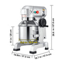 600W Commercial Dough Kneader Bakery Mixer Machine, 15QT (SAK95629)