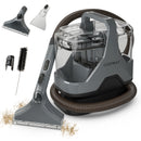 600W Upholstery Cleaner Machine with 15Kpa Powerful Suction and Versatile Attachments-Gray by LJGDeals