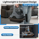600W Upholstery Cleaner Machine with 15Kpa Powerful Suction and Versatile Attachments-Gray by LJGDeals