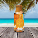 Big Orange Cat Welcome Slim Can Hugger , Insulated Foam Hugger for 12 oz Slim Cans, Beer Bottles & Water Bottles, Printed in USA