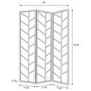 Foldable 3 Panel Screen - Walnut by HouseOfZazla