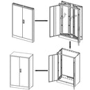 Metal Storage Cabinet With Locking Doors And Adjustable Shelf, Folding Filing Storage Cabinet, Folding Storage Locker Cabinet For Home Office, School, Garage by Unique Piece Furniture