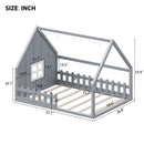 House Bed With Window And Fence