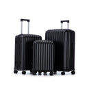 20" / 24" / 28" 3 Pieces / Set Spinner Wheel Luggage, Carry On Suitcase, With Cup Holder & USB Port & Phone Holder by HouseOfZazla
