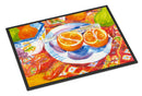 Florida Oranges Sliced for breakfast Doormat Indoor Outdoor 18H X 27W Front Door Mat Rugs for Entryway, Non Slip Washable