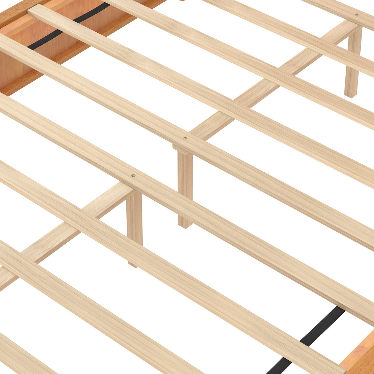 Platform Bed Frame With Headboard, Floor Standing Design, photo 33 of 40