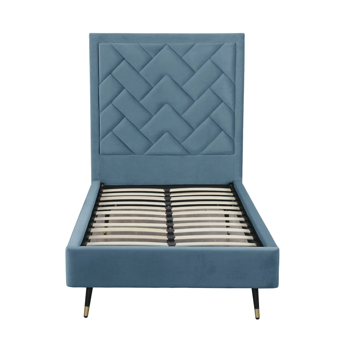 Crosby - Bed With Upholstered Headboard And Slats, photo 8 of 40