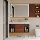 39.4" Floating Bathroom Vanity with Ceramic Sink