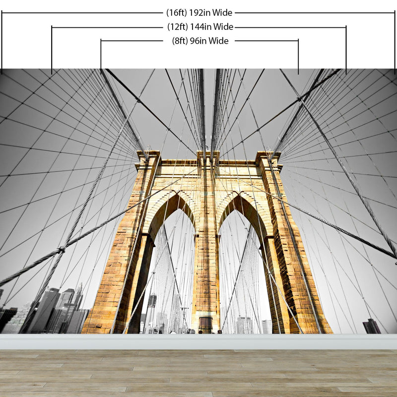 New York City Brooklyn Bridge Wall Mural