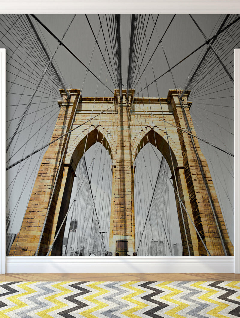 New York City Brooklyn Bridge Wall Mural