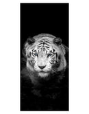 Tiger Stare Down Large Mural (Black and White)