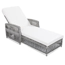 Go Outdoor Long Reclining Chaise with Cushions