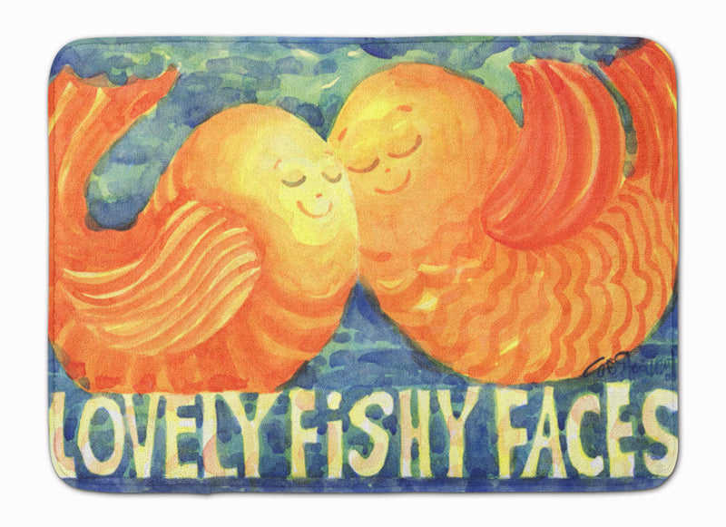 Fish - Kissing Fish Machine Washable Memory Foam Mat 6052RUG