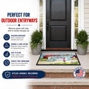 Seafood Shack for fresh shrimp Doormat Indoor Outdoor 24H X 36W Front Door Mat Rugs for Entryway, Non Slip Washable Low Pile,