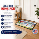 Seafood Shack for fresh shrimp Doormat Indoor Outdoor 24H X 36W Front Door Mat Rugs for Entryway, Non Slip Washable Low Pile,