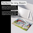 Seafood Shack for fresh shrimp Memory Foam Kitchen Mat Machine Washable Anti-Fatigue Cushion Comfort Bath or Kitchen Rug
