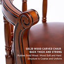 Swivel Cow Top Wooden Bar Stool, 360 Degree Swivel Bar Height Chair With Backs For Home Kitchen Counter by HouseOfZazla
