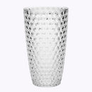Leading Ware Diamond Cut Acrylic Drinking Glasses (Set of 4)