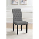 Tufted Rolled Backrest Side Chairs (Set of 2) by HouseOfZazla
