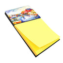 Boats at Harbour with a view Refiillable Sticky Note Holder or Note Dispenser 6059SN- Refiilable Desk Accessory Note Pad