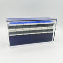 Acrylic Domino Set With Matching Racks