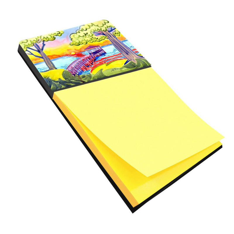 Dock at the pier Refiillable Sticky Note Holder or Note Dispenser 6060SN