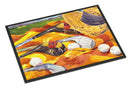 Golf Clubs Golfer Doormat Indoor Outdoor 24H X 36W Front Door Mat Rugs for Entryway, Non Slip Washable Low Pile,