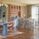 4-Piece Kitchen & Dining Bundle: Modern Velvet Accent Chair (Set of 2) + Height Adjustable Bar Stools (Set of 2) by LJGDeals