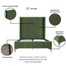 Promenade - Bed With Upholstered Headboard And Slats by HouseOfZazla