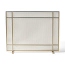 Elegant Iron Fire Screen For Fireplace Protection