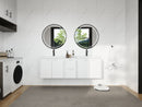 60" Bathroom Vanity With Resin Sink, Soft Close Doors and 1-Side Cabinet by HouseOfZazla