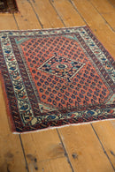 2x2.5 Vintage Engelas Square Rug Mat