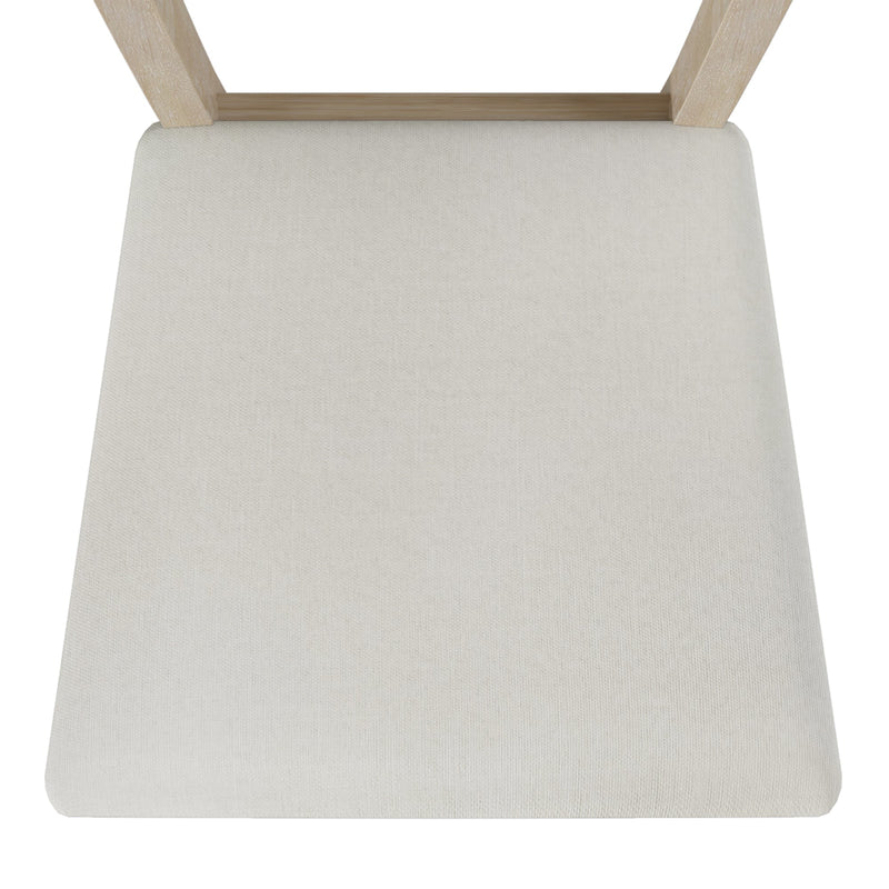 6-Piece Wood Half Round Dining Table Set Kitchen Table Set with Long Bench and 4 Dining Chairs, Modern Style, Natural