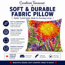 Flower - Aster Decorative Throw Pillow 14x14 Indoor Outdoor Accent Cushion, Fabric Cover with Insert for Sofa, Bed, Porch & Living Room